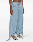 The Attico Jeans Clear Blue