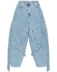The Attico Jeans Clear Blue