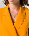 Ferragamo Gancini necklace with crystals
