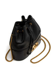 Valentino Garavani Mini Bucket Bag With Chain Vlogo Signature In Nappa Leather