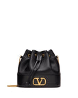 Valentino Garavani Mini Bucket Bag With Chain Vlogo Signature In Nappa Leather