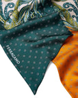 Ferragamo Madras print silk bandeau
