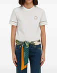 Ferragamo Madras print silk bandeau