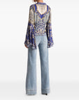 Alice + Olivia Shirts Purple