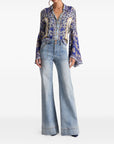 Alice + Olivia Shirts Purple