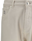 Brunello Cucinelli Trousers Cream