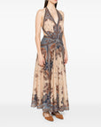Zimmermann Ascension long cotton dress with print