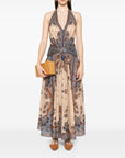 Zimmermann Ascension long cotton dress with print