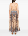 Zimmermann Ascension long cotton dress with print