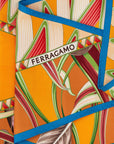Ferragamo Printed silk foulard
