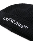 Off White wool beanie