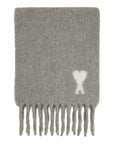 Ami Paris Ami De Coeur wool scarf