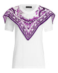 Dolce & Gabbana foulard-panelled cotton T-shirt