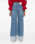 Alice + Olivia Jeans Clear Blue