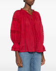 Alice + Olivia Shirts Red