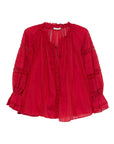 Alice + Olivia Shirts Red