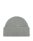 Ami Paris Grey Alpaca Striped Ami De Coeur Beanie