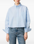 Ami Paris Shirts Clear Blue