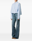 Ami Paris Shirts Clear Blue