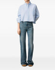 Ami Paris Shirts Clear Blue