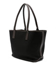 Hogan Pre Script Shopping leather-trimmed tote bag