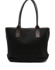 Hogan Pre Script Shopping leather-trimmed tote bag