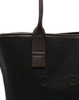 Hogan Pre Script Shopping leather-trimmed tote bag