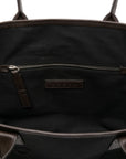 Hogan Pre Script Shopping leather-trimmed tote bag