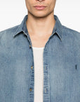 Saint Laurent  Shirts Clear Blue