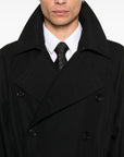 Saint Laurent  Coats Black