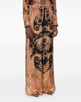 Zimmermann Paisley-print drawstring trousers