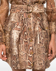 Zimmermann Skirts Brown