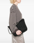 Emporio Armani EA Logo Hobo Embossed Medium Bag