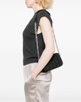 Emporio Armani Embossed camera case with chain shoulder strap