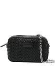 Emporio Armani Embossed camera case with chain shoulder strap