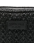 Emporio Armani Embossed camera case with chain shoulder strap