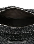 Emporio Armani Embossed camera case with chain shoulder strap
