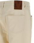 Valentino Stud-embellished cotton trousers