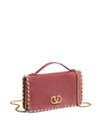 Valentino Garavani Braided edge leather handbag