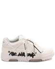 Off White Out Of Office "For Walking" leather sneakers