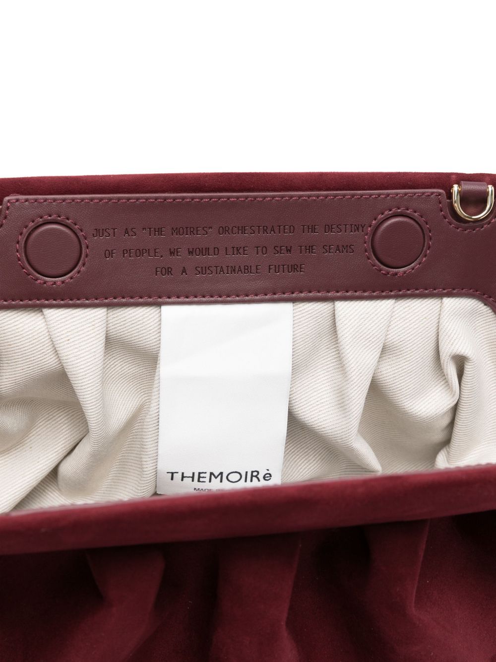 Themoire&#39; Bios pleated clutch bag