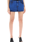 Vivienne Westwood denim foam mini skirt for