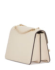 Strathberry east/west mini compact shoulder bag in vanilla calf leather