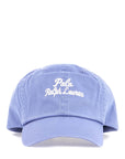 Polo Ralph Lauren women's sports cap with curved brim campus blue cotton