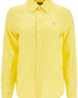 Polo Ralph Lauren long sleeve linen shirt yellow