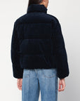 Polo Ralph Lauren Navy blue corduroy puffer jacket