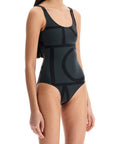 Toteme one piece monogram swimsuit