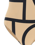 Toteme one piece monogram swimsuit