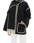 Toteme embroidered scarf jacket