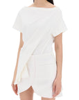 Courreges twisted body t-shirt